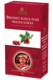 Brusnice klikva plod mrazem sušená